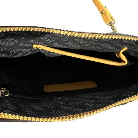Steve Madden Mustard Yellow Small Cross Body Purse Bag Vegan Spring Sunmer - Picture 6 of 7